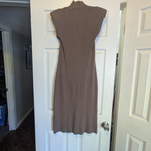Women's Cap-Sleeve Sweater Dress - Picture 2 of 9